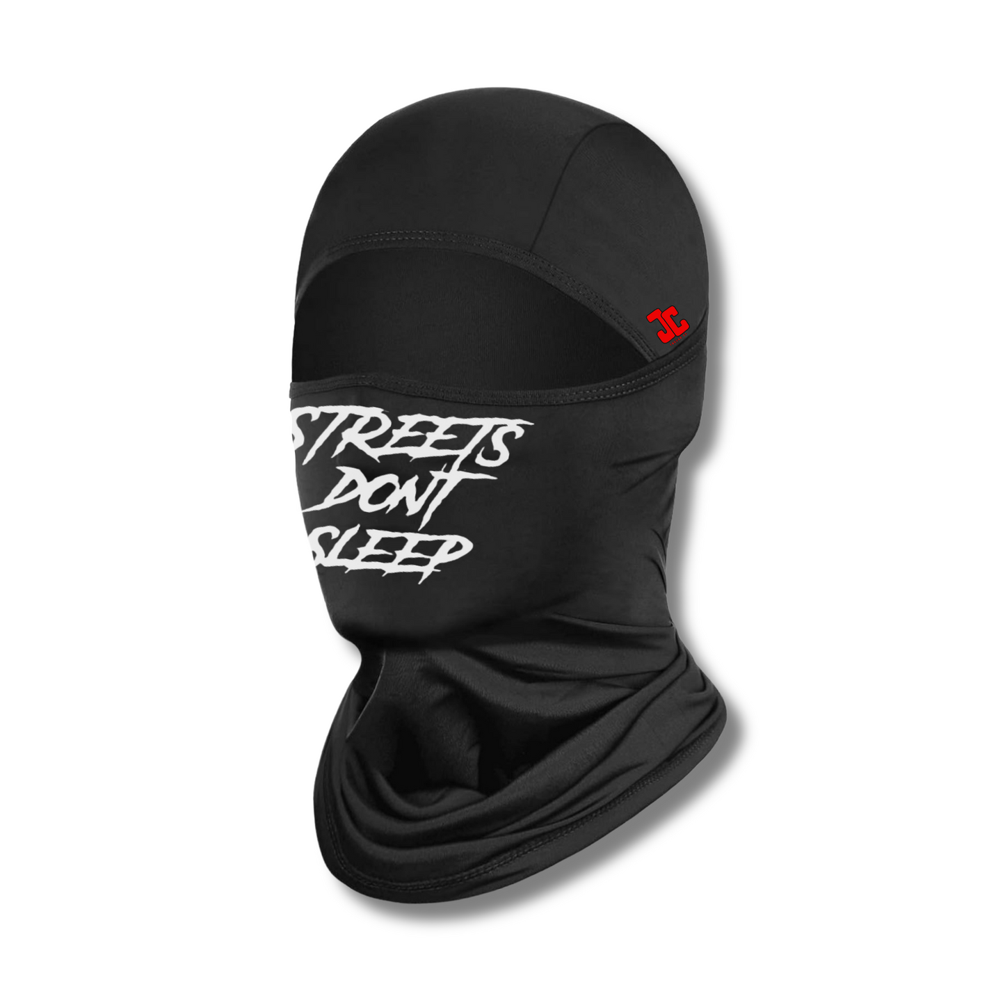 Streets Don't Sleep Ski Mask | White