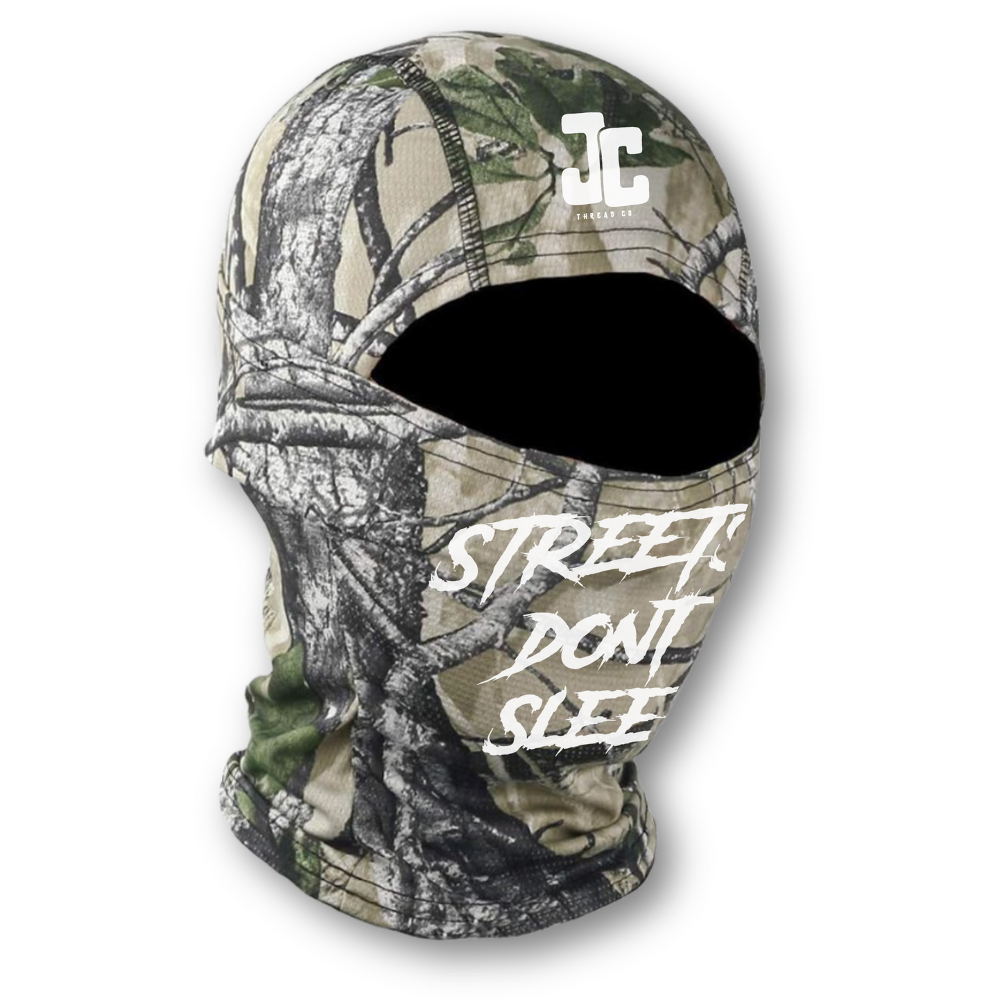 Streets Don't Sleep Camo Mask | Orange | Pink | White