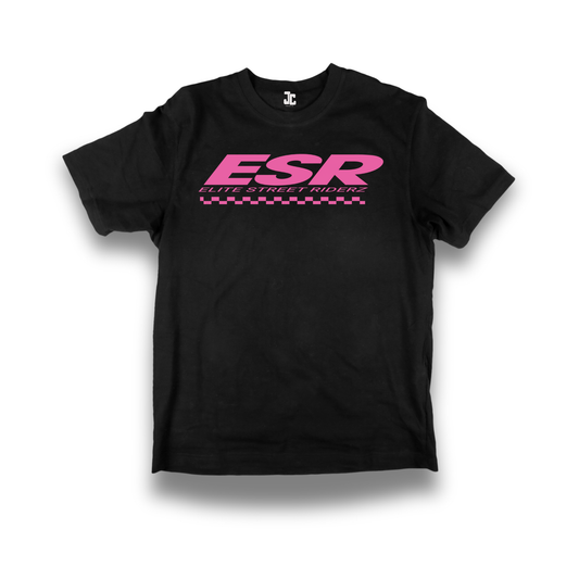 ESR Race Youth Short Sleeve | White | Pink