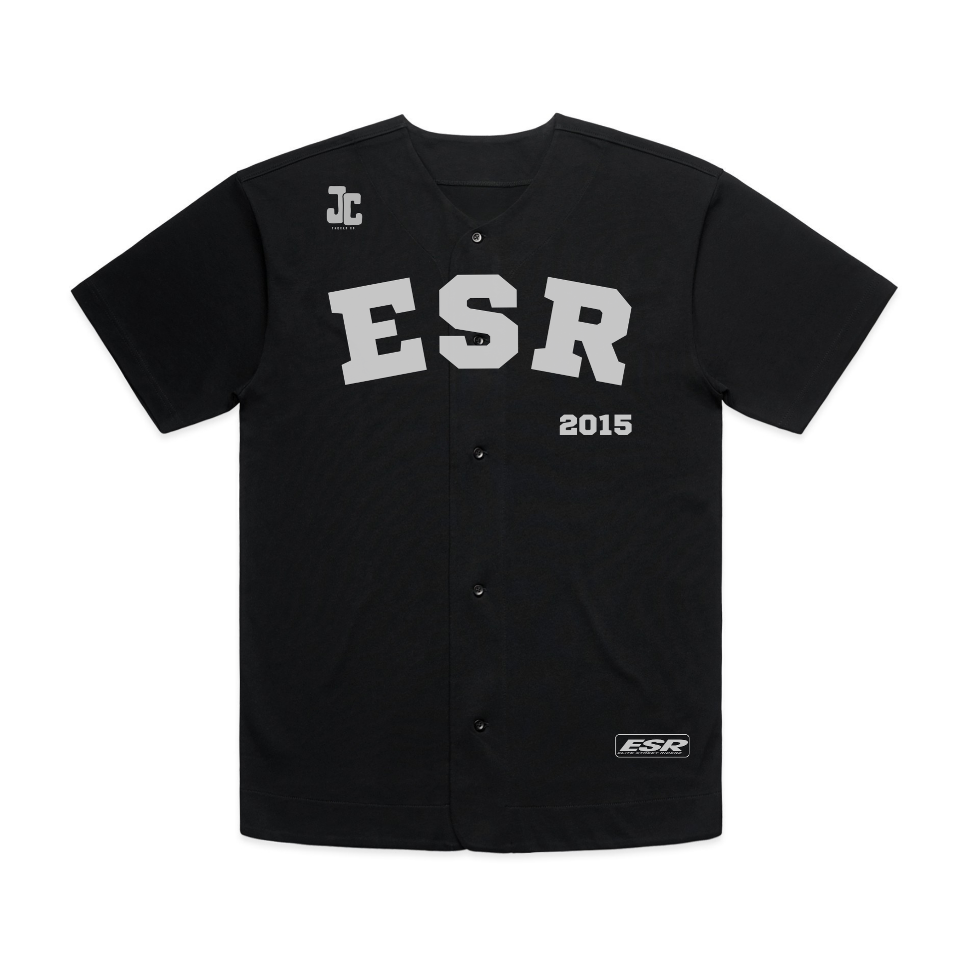 ESR Baseball Jersey | Oversized | Black | Bone – JC Thread Co.