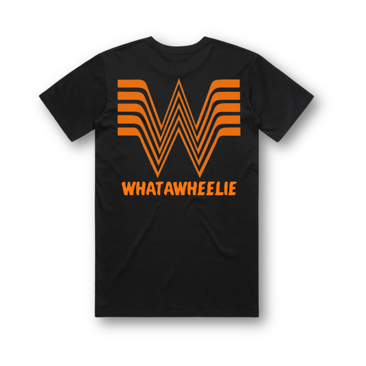 SDS Whatawheelie Tee | Black | White