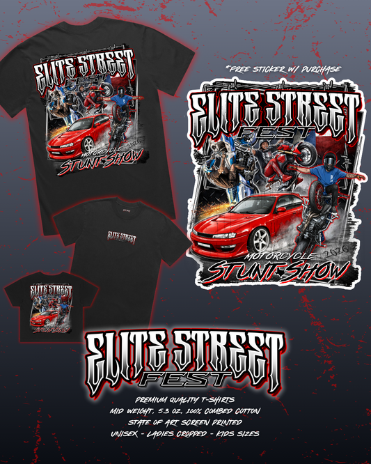 Elite Street Fest 26' Event Tee - FREE sticker w/ purchase