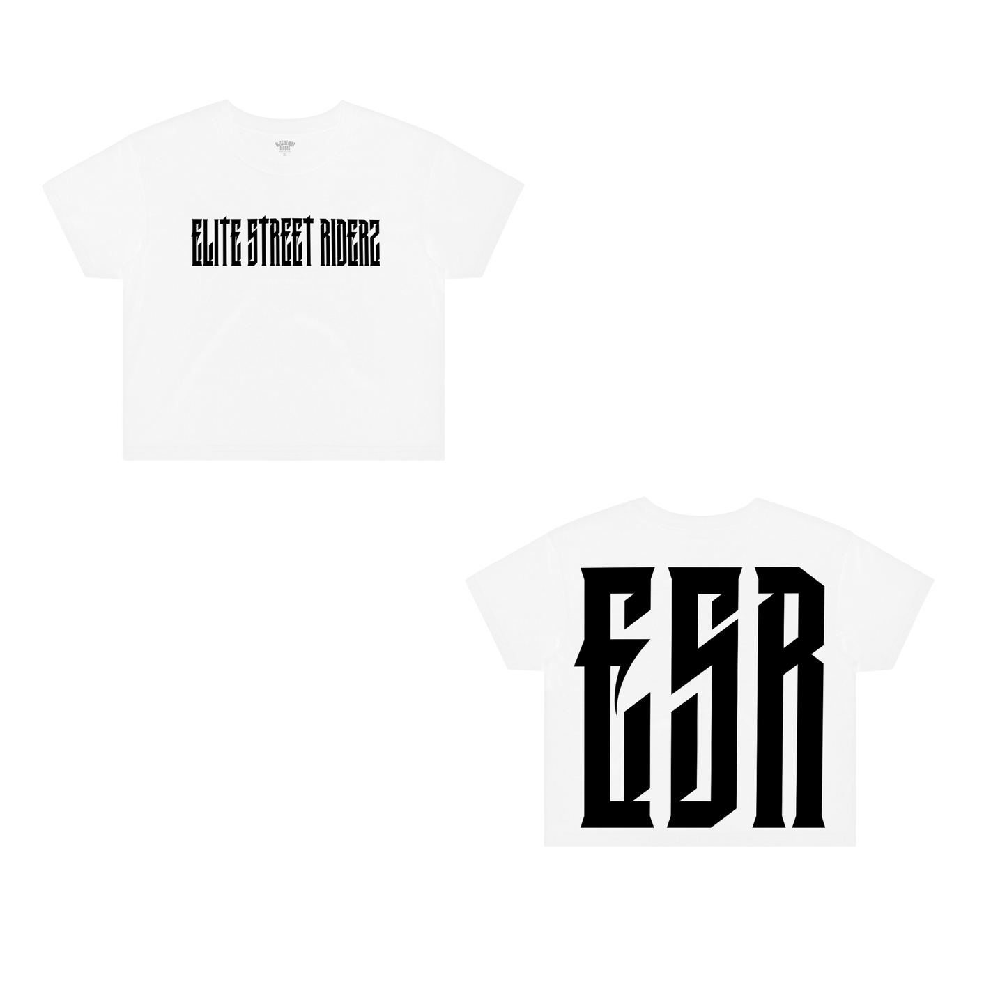ESR Signature Crop | White | Hot Pink | Black
