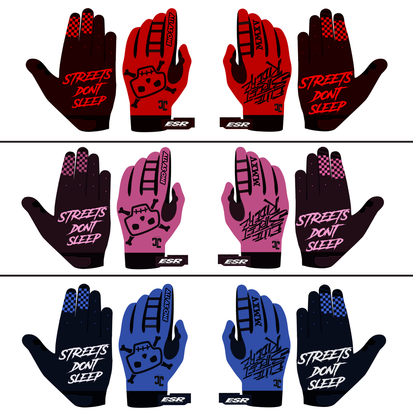 Elite Street Riderz Gloves