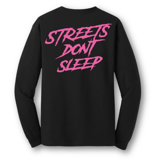 Streets Don't Sleeve Long Sleeve | Pink