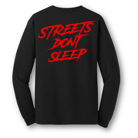 Streets Don't Sleeve Long Sleeve | Red