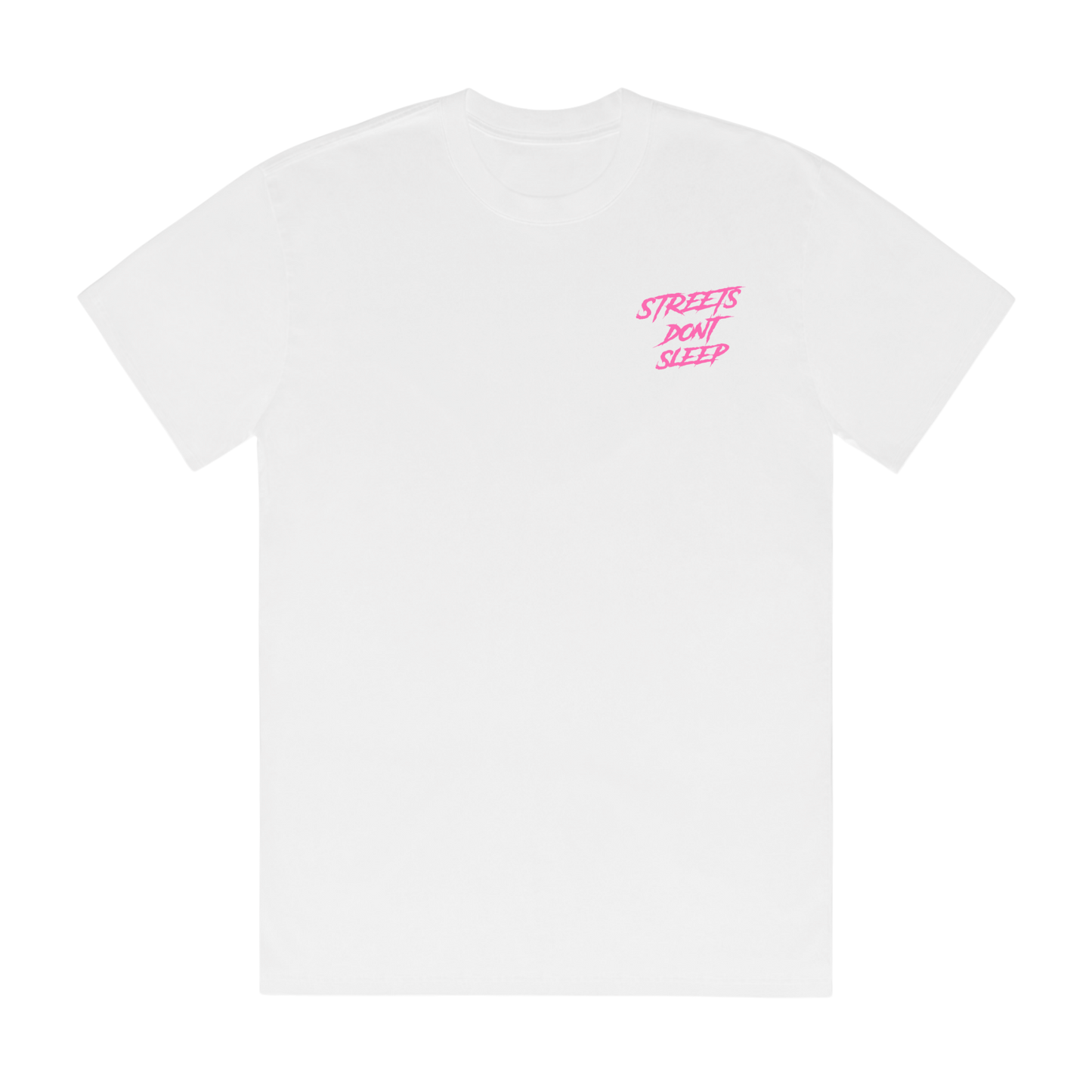 SDS Tee | Pink | White | Red | Blue