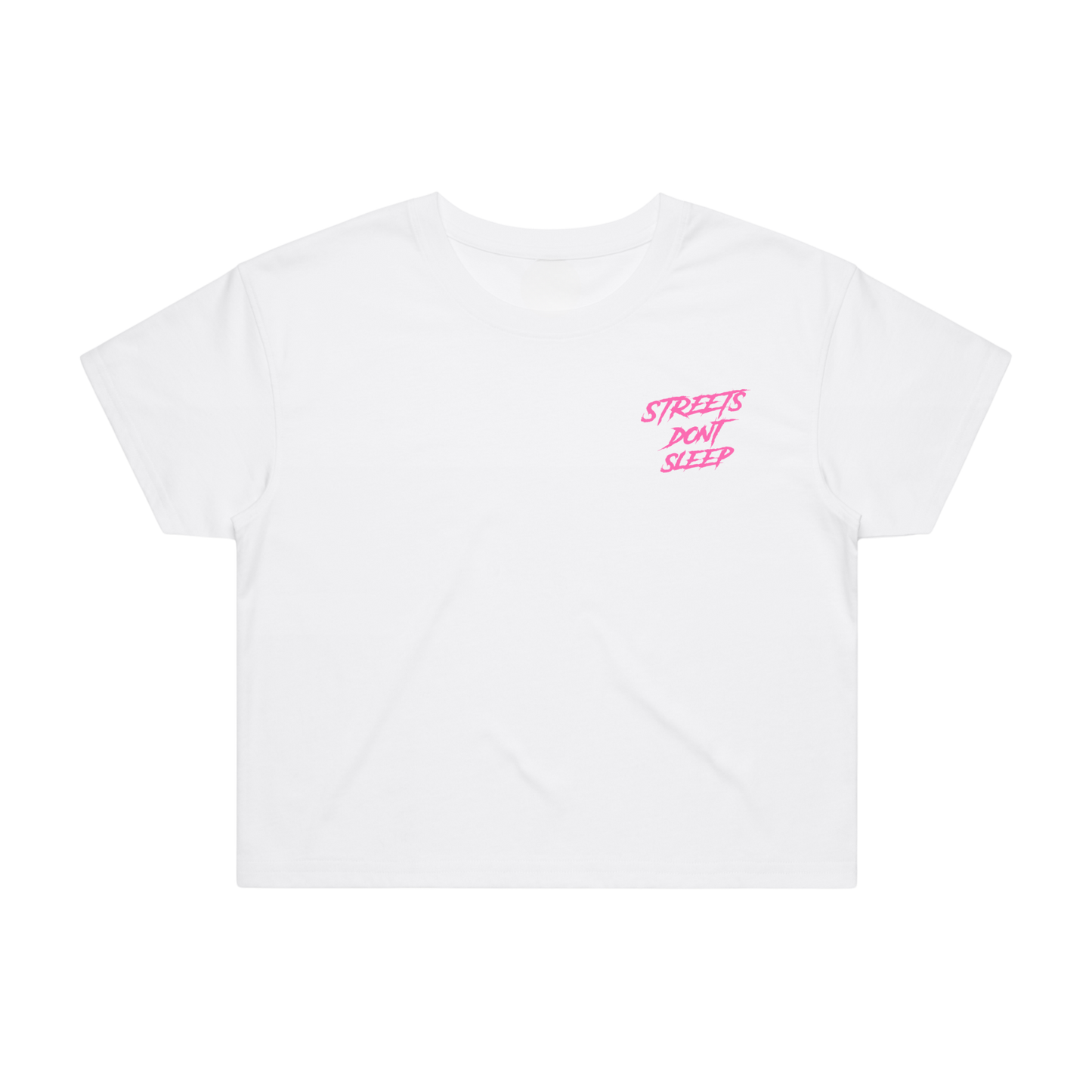 SDS Crop Tee | Orchid | White | Black | Pink | Blue