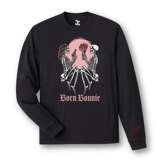 BB Red Rose Long Sleeve | Black